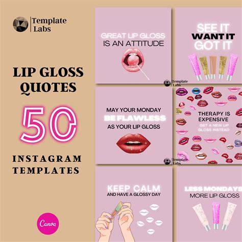 Lip Gloss Quotes