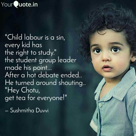 quotes on child labour