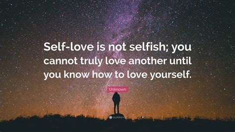 quotes selfish love