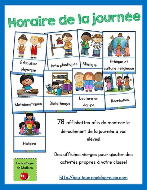 quotidien horaire de lecture