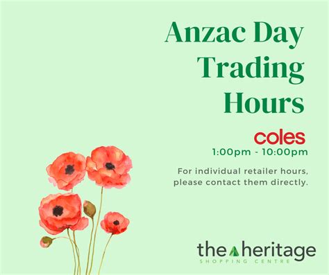 qvb trading hours anzac day