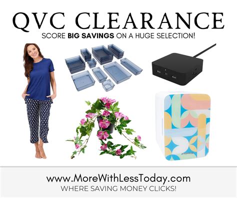 qvc clearance