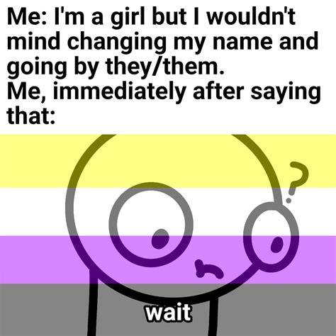 Nonbinary Memes I Nonbinary Characteroft Follow Todays Nonbinary