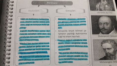 rönesans nedenleri ve sonuçları