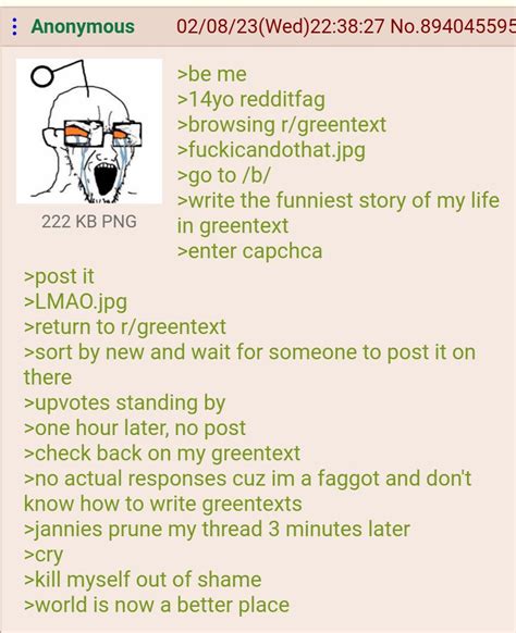 r greentext