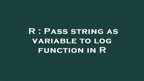 r pass string as variable name