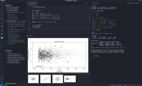 r programming code editor