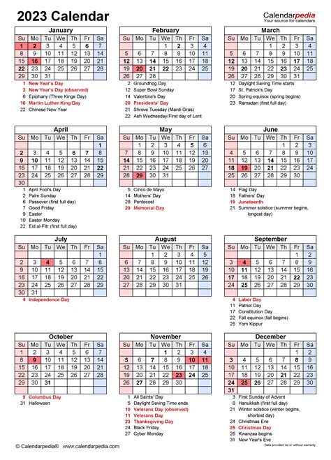 r schedule 2023 holidays
