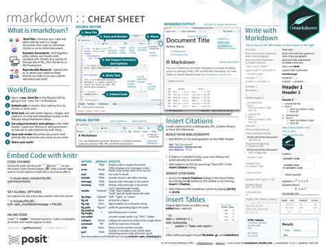 SOLUTION Rmarkdown cheatsheet Studypool