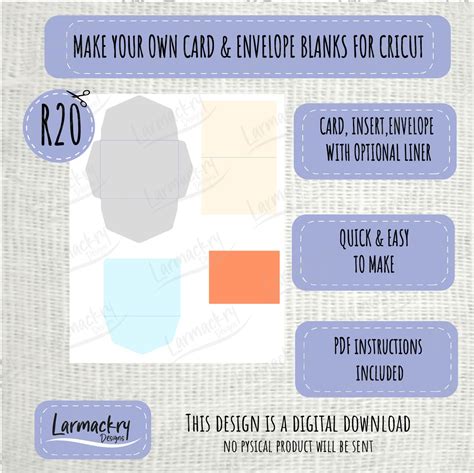 R20 Insert Card Size