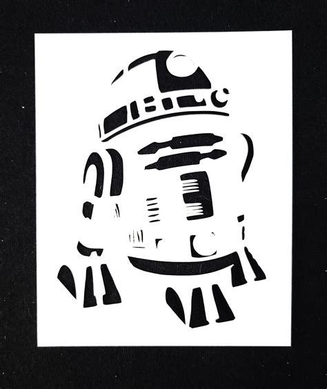 R2D2 Pumpkin Stencil Printable