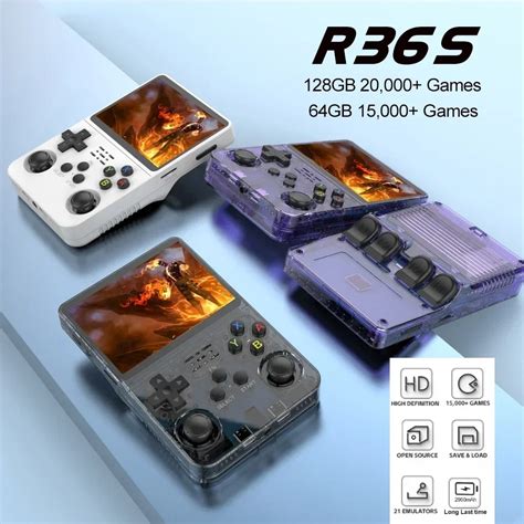 R36s Handheld Game Console Linux System