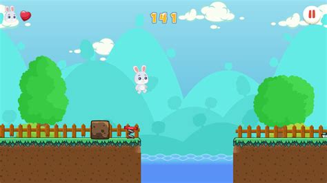 🕹️ Play Rabbit Run Adventure Game Free Online Easter Bunny Running