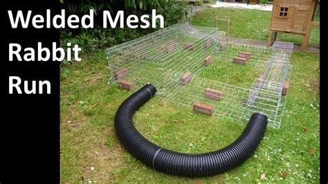 Rabbit Run With Wire Floor