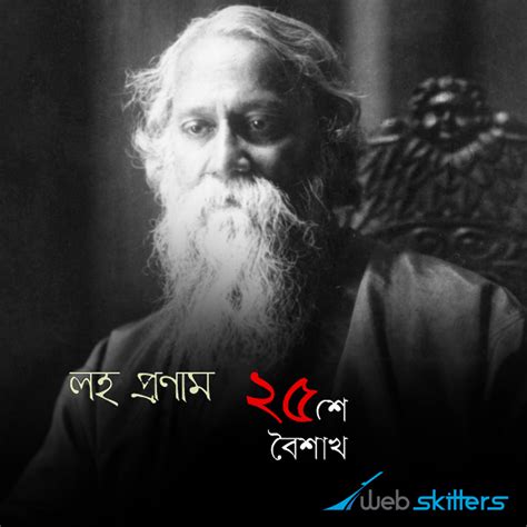 rabindranath tagore birthday in bengali