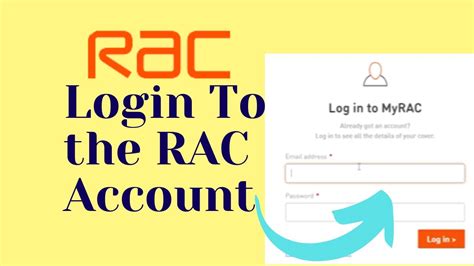 rac login to my account