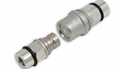 Raccord rapide / droit / hydraulique / en acier inoxydable