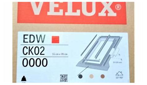 RACCORD VELUX EDW CK02 0000 GRIS 55X78 POUR TUILES POSE