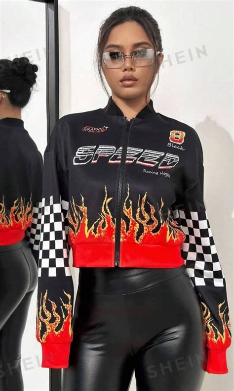 Race Car Jacket Shein