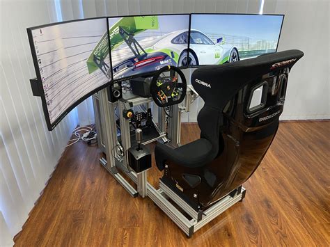 race car simulator cockpit
