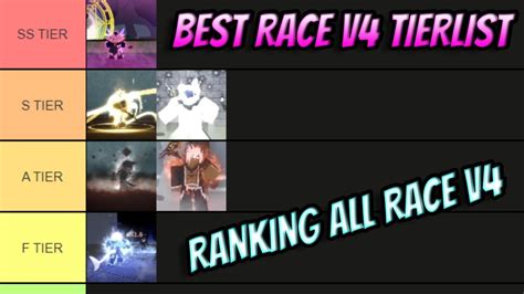 race v4 tier list