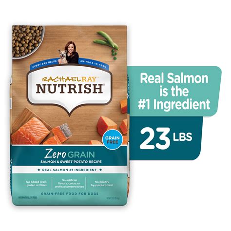 Rachael Ray Nutrish Zero Grain Natural Dry Dog Food, Salmon & Sweet