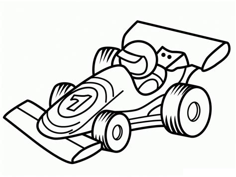 racing car coloring pages for kids