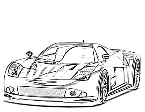 racing car coloring pages free
