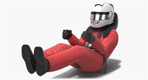 Racing Driver 3D Model Free