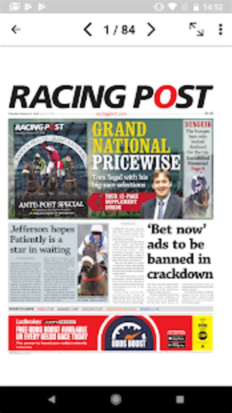 racing post digital newspaper app