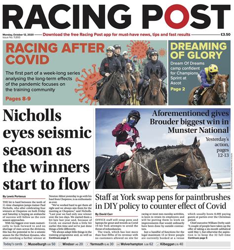 racing post newspaper uk