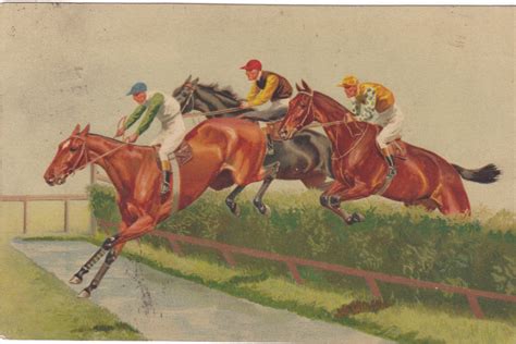 racing postcard