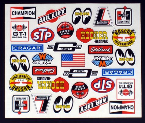 racing stickers and decals