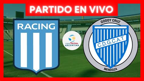 racing vs godoy cruz en vivo