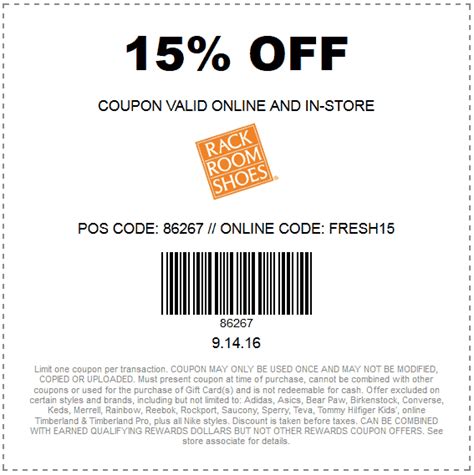 Benefit From Rack Room Coupon To Save Big On Your Shopping