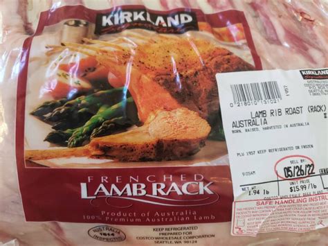 Rack Lamb Costco