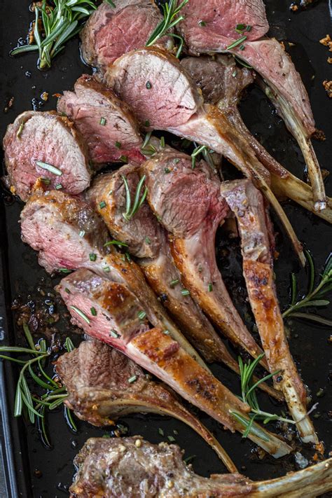 Rack Of Lamb Under Broiler