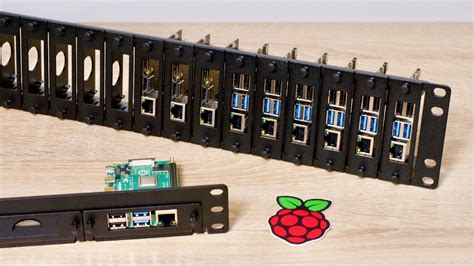 1U Rack mount for Raspberry Pi