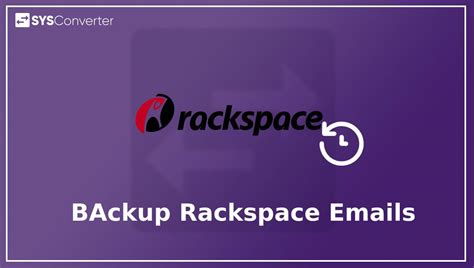 Rackspace Email And Apps Backup