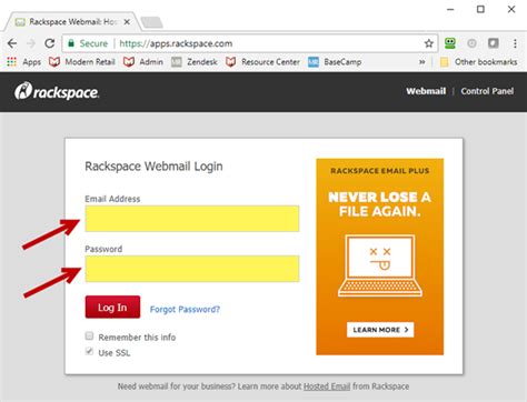 Rackspace Login Help