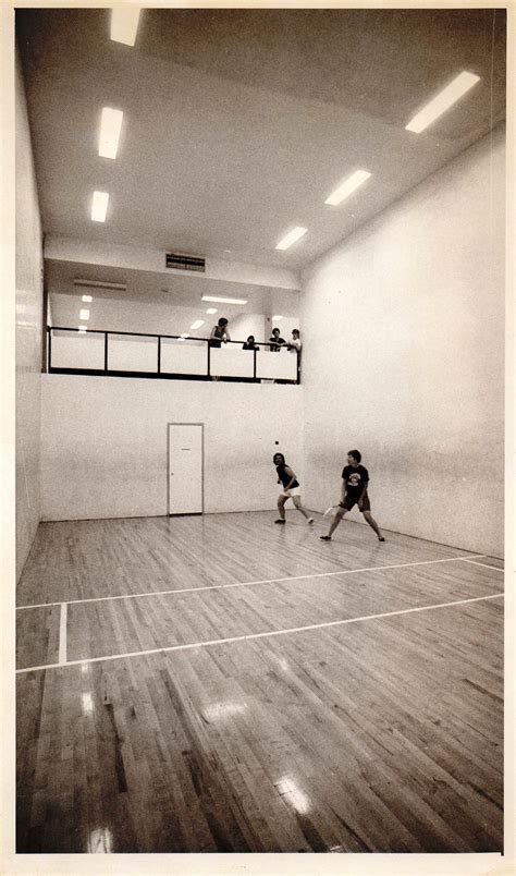 racquetball court lighting installation