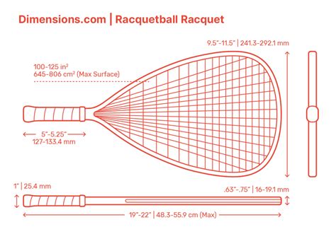 racquetball court size