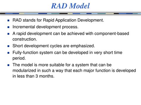 rad model in software engineering ppt