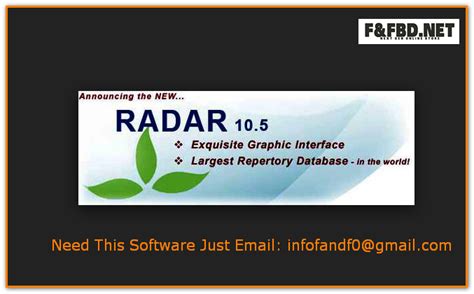 radar 10.5 homeopathic software download