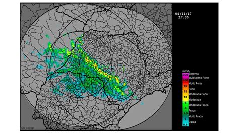 radar de chuvas em sp