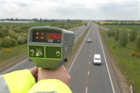 radar gun for speeding vehicles