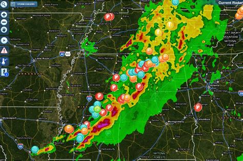 radar live thunderstorm tracker