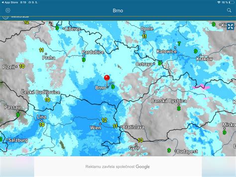 radar pocasi opava