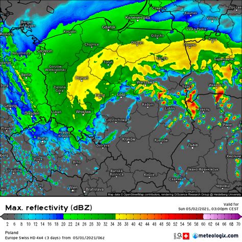 radar pogodowy polska na zywo
