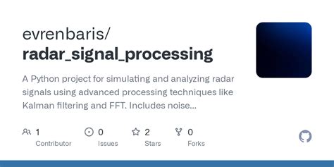 Radar Signal Processing In Python